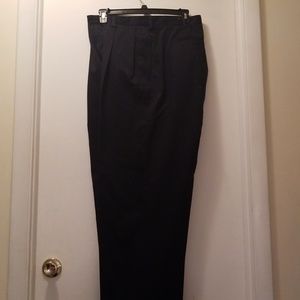 Black Pleated Cuffed Nautica Dress Pants